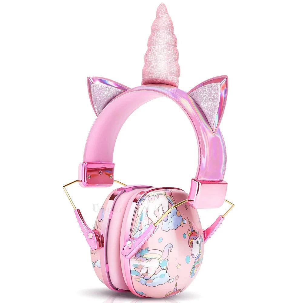 Casque Anti-bruit Bébé/enfant 2 En 1 - Réduction 25 DB, Réglable 3 à 48 Mois - Pour Fêtes, Concerts, Voyages