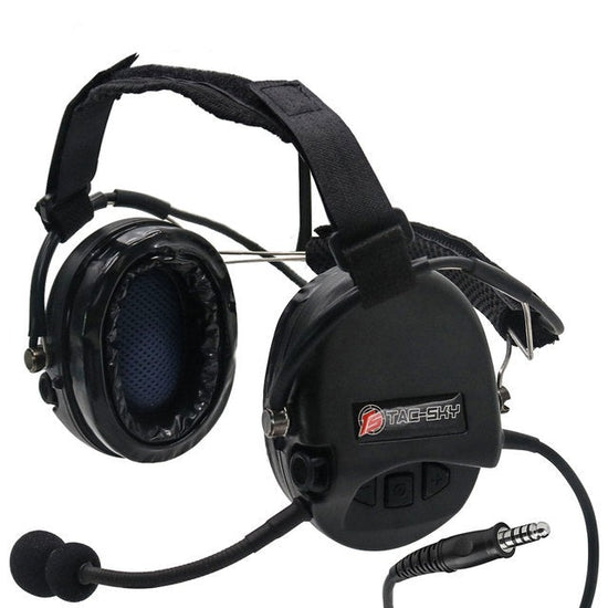 casque-pour-tir-sportif-noir-avec-micro